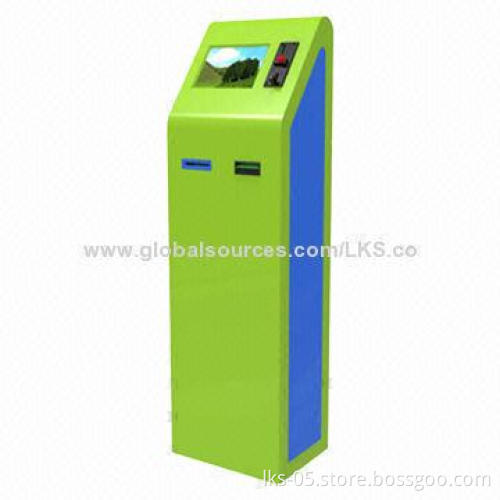 Ticket Management Terminal Kiosk with Coin Validator for Transportation